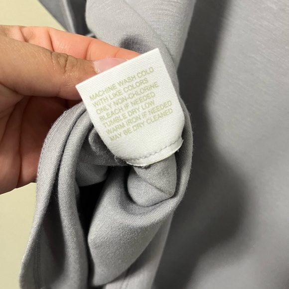 Softies PureDream V-Neck top Comfy Top Only In Gray XL - Picture 10 of 11